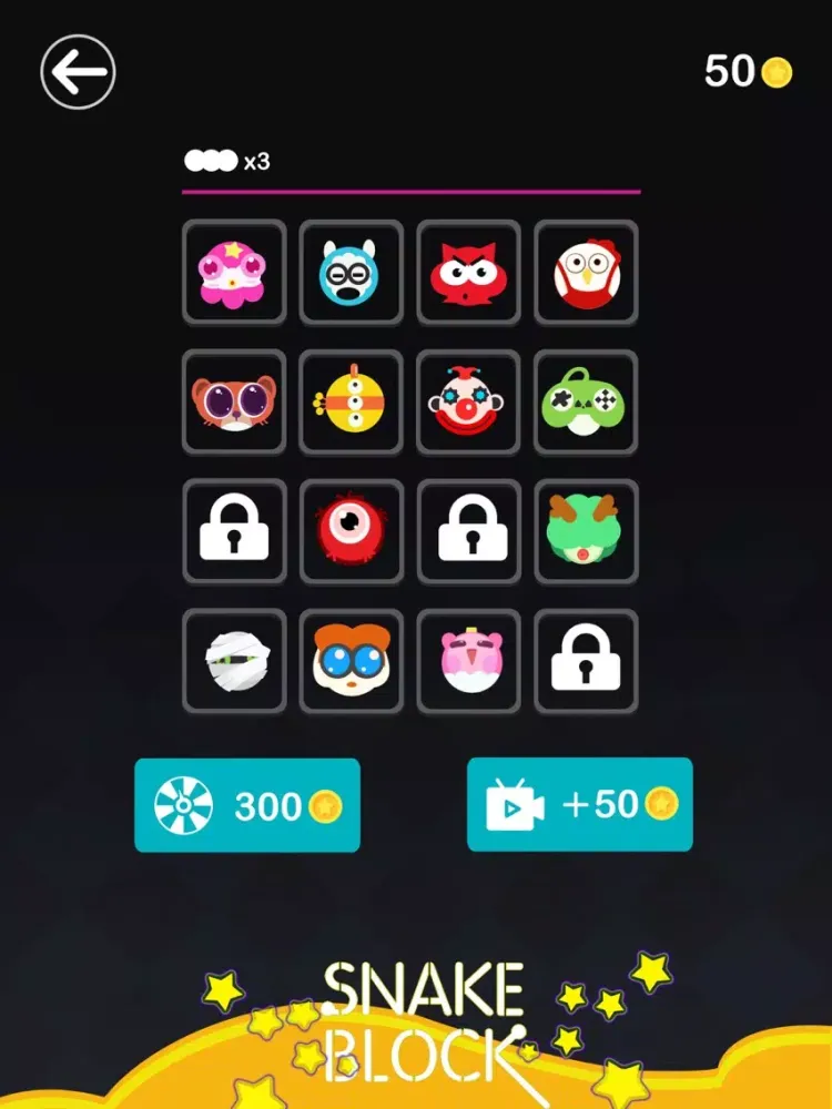 Capturas de pantalla de Snake Hit Block - Crush Colors iPad 