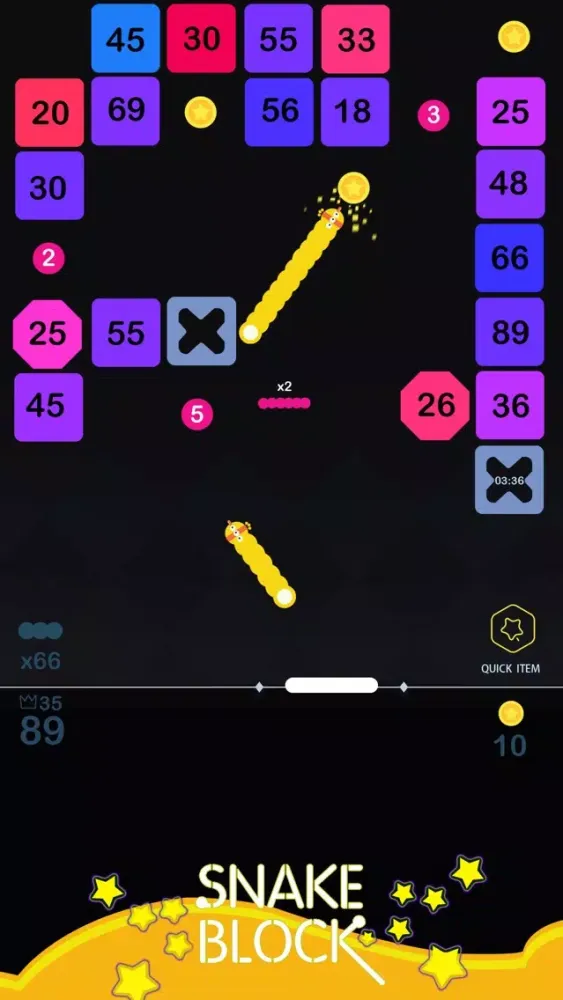 Capturas de pantalla de Snake Hit Block - Crush Colors
