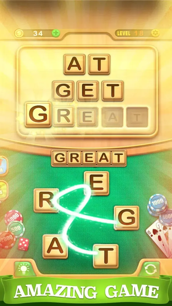 Word Link - Play With Friends سکرین شاٹس