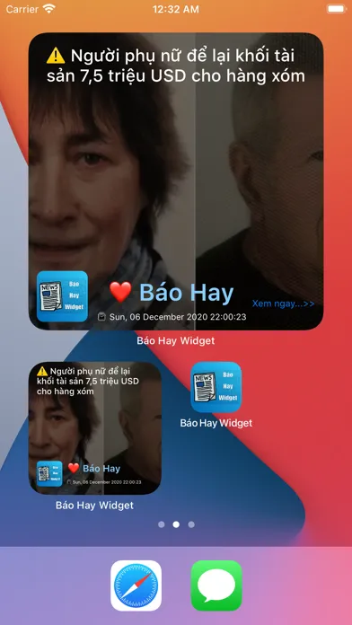 Báo Hay Widget - Báo Mới 24h Screenshots