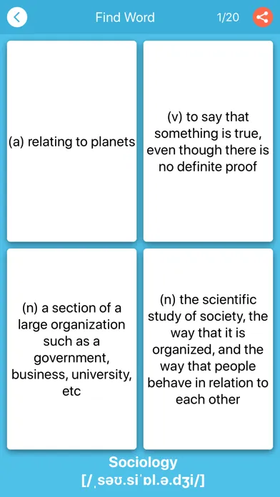 IELTS Vocabulary - Games & Pic Screenshots
