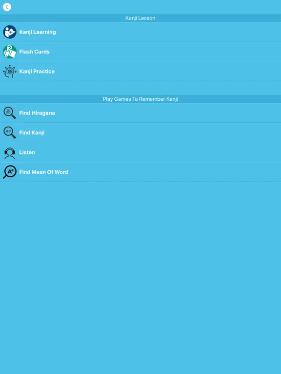 Capturas de pantalla de Kanji JLPT N3 - Play & Learn iPad 