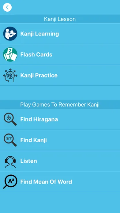 Capturas de pantalla de Kanji JLPT N3 - Play & Learn