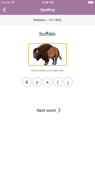 Hochunk Vocab Builder Screenshots