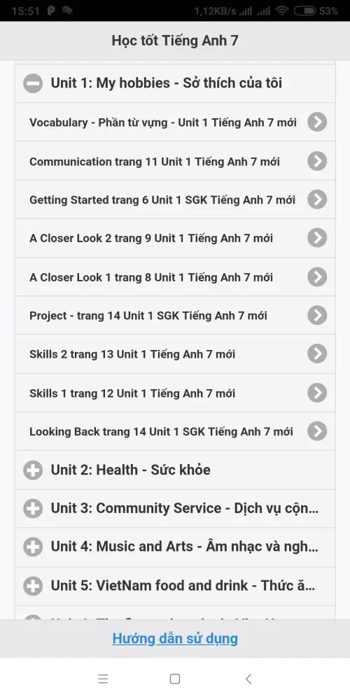 Học tốt Tiếng Anh 7 thí điểm Screenshots