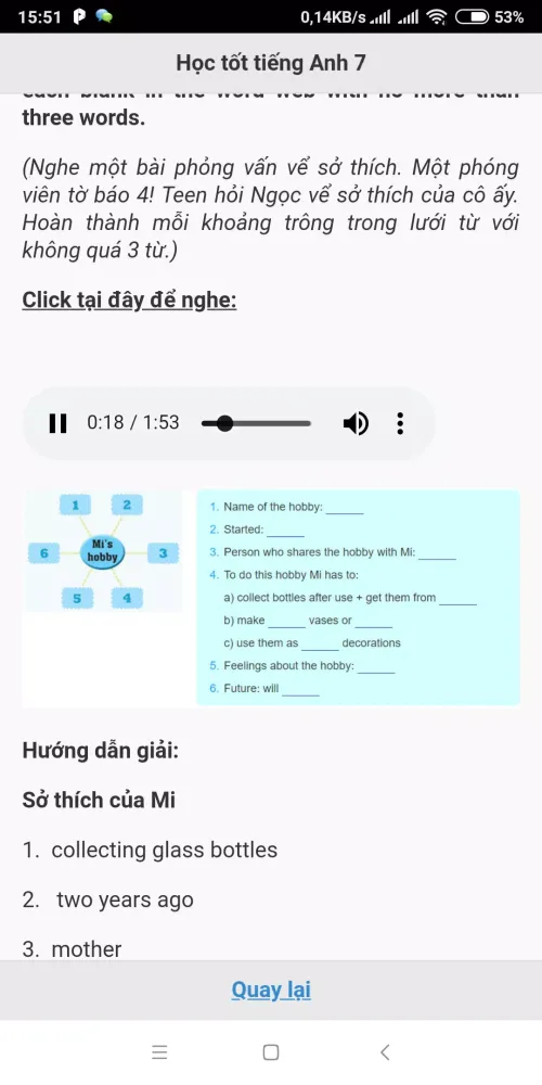 Học tốt Tiếng Anh 7 thí điểm Screenshots