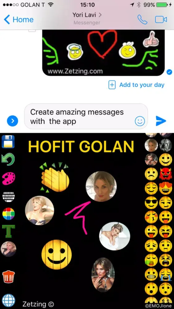 تصاویر Hofit Golan Keyboard