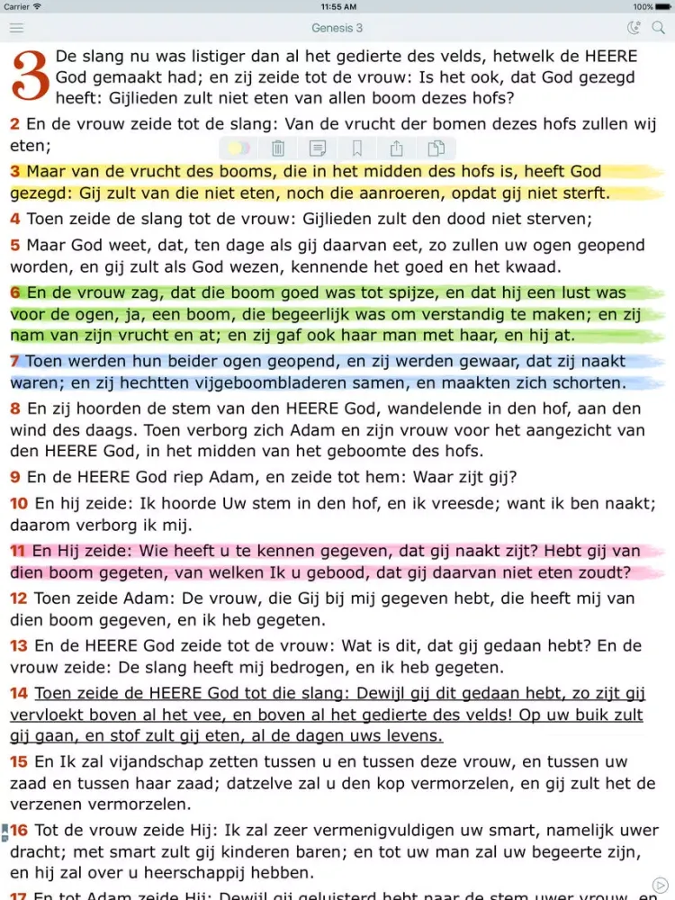 De Bijbel (Audio Holy Bible in Dutch Offline Free) iPad 应用截图