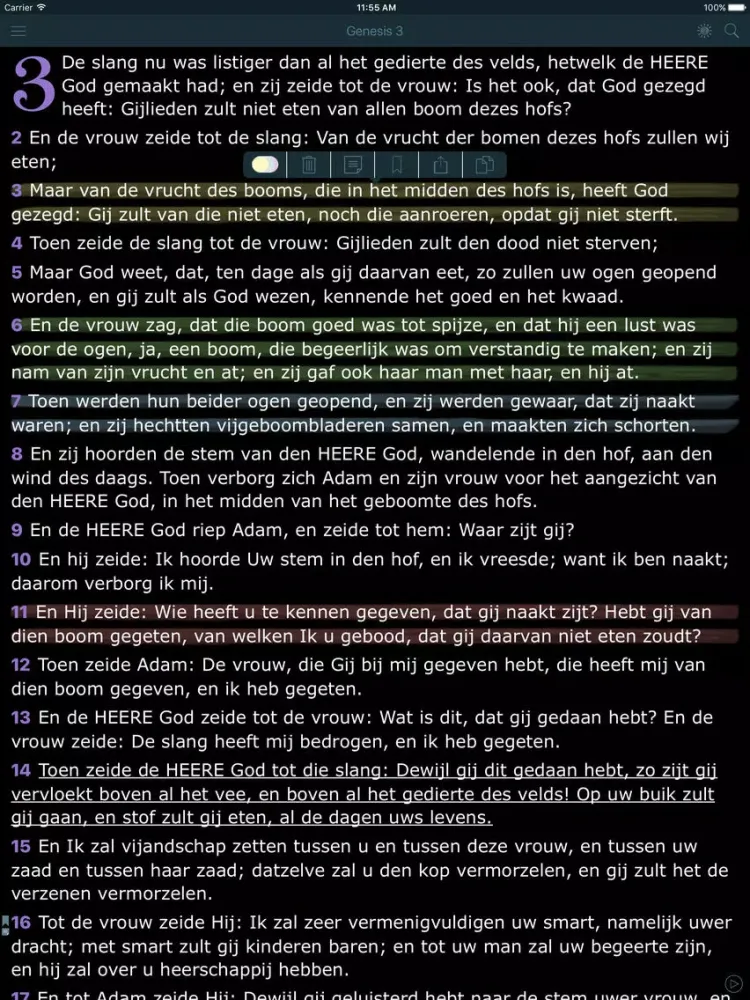 De Bijbel (Audio Holy Bible in Dutch Offline Free) iPad 应用截图