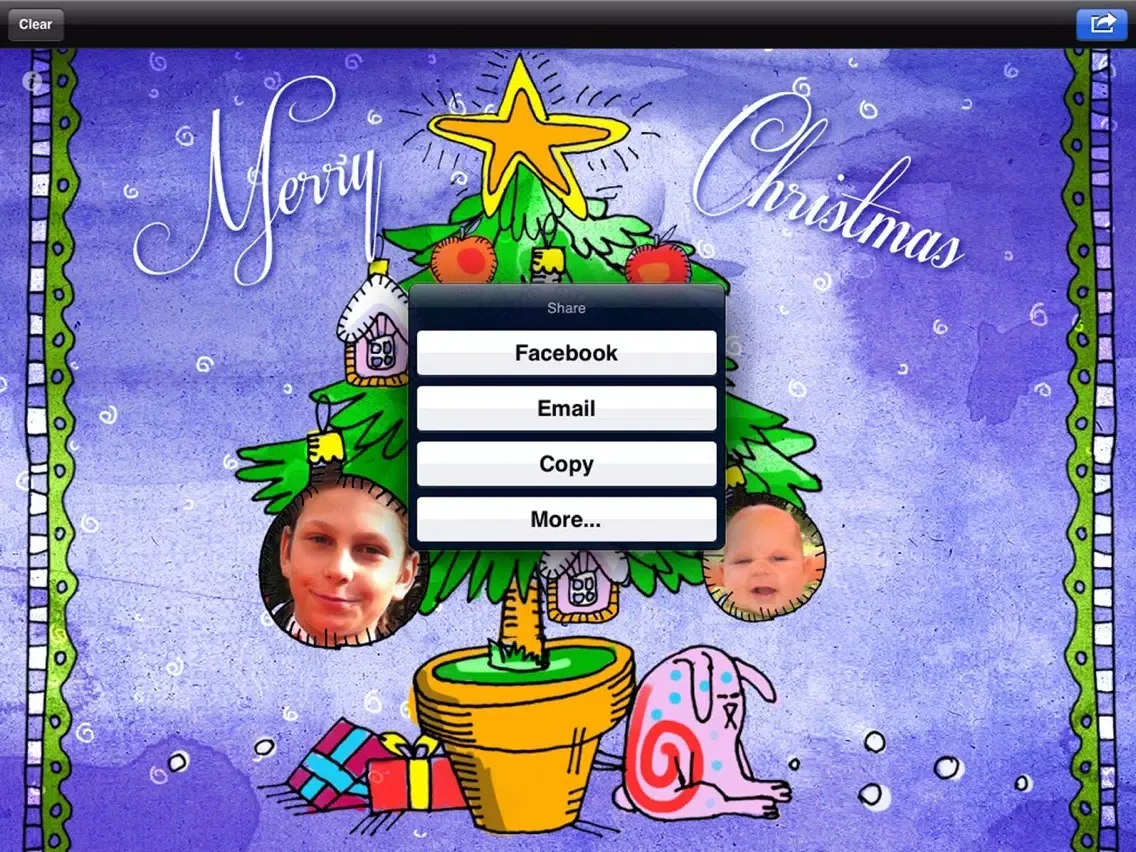 Christmas Cards 2017 iPad  Screenshots