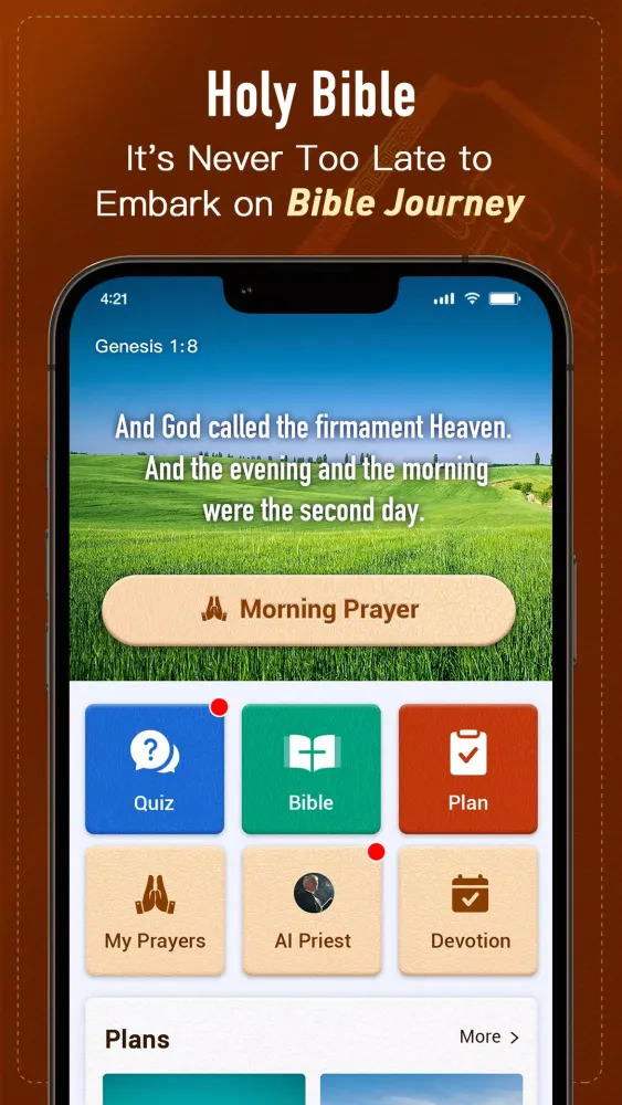 Capturas de pantalla de Holy Bible, KJV Bible + Audio