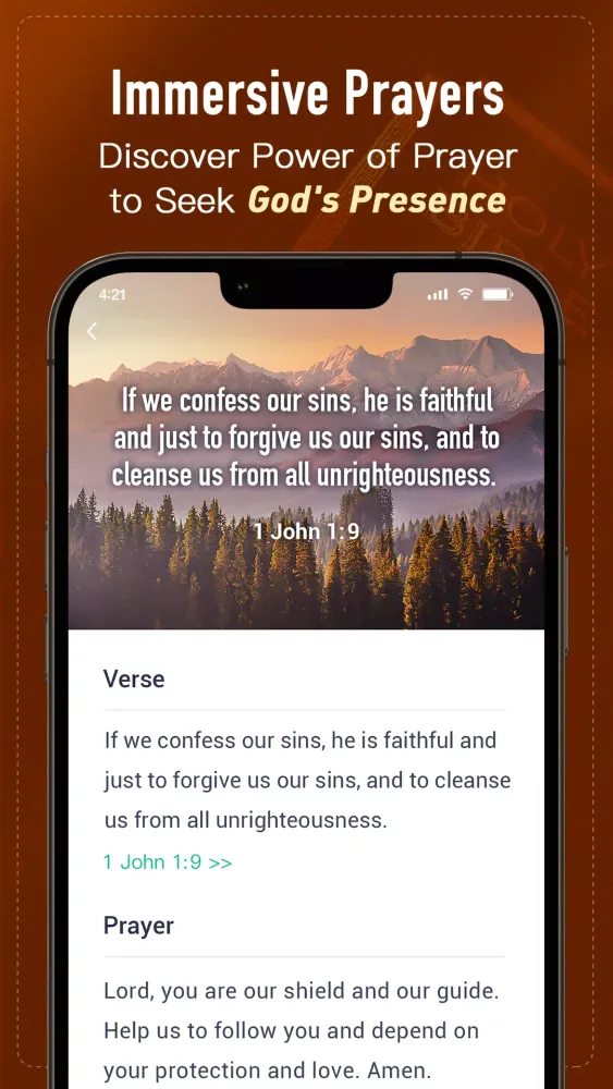Capturas de pantalla de Holy Bible, KJV Bible + Audio