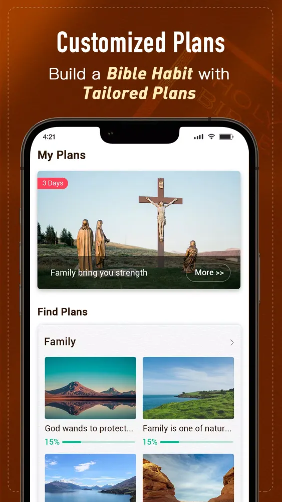 Capturas de pantalla de Holy Bible, KJV Bible + Audio