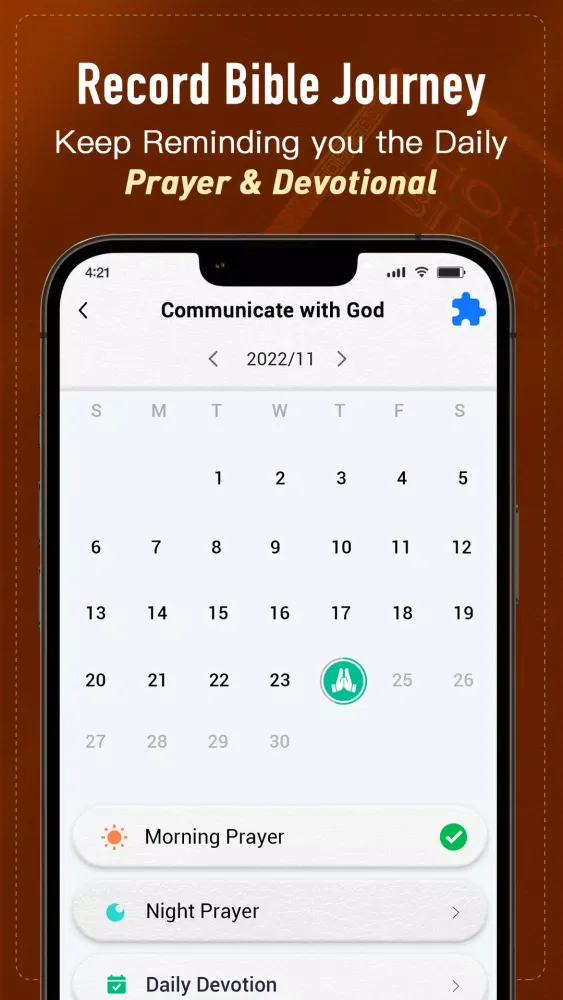 Capturas de pantalla de Holy Bible, KJV Bible + Audio
