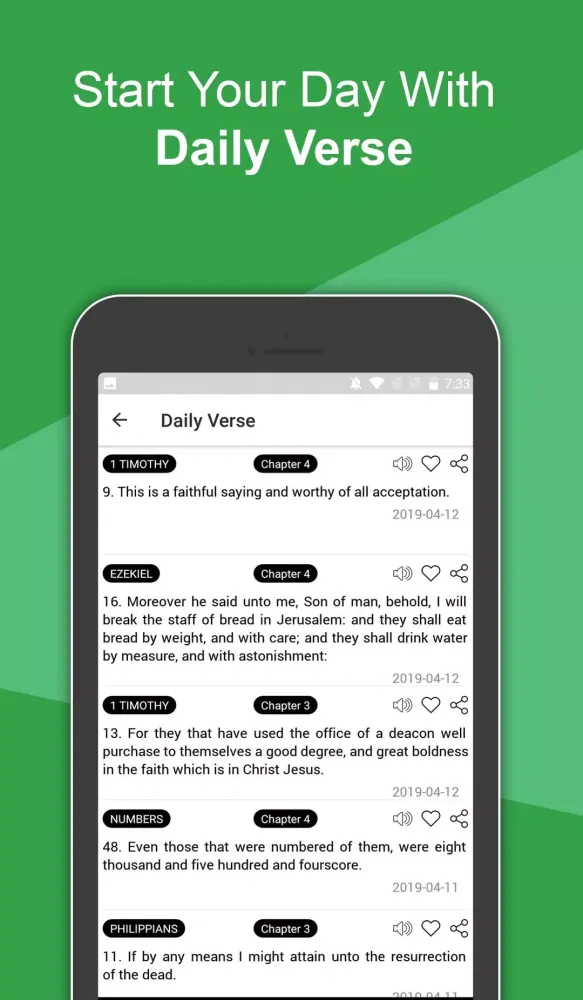 Capturas de tela do NIV BIBLE : HOLY BIBLE NIV