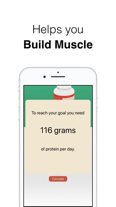 Tangkapan skrin Protein Calculator Fitness App