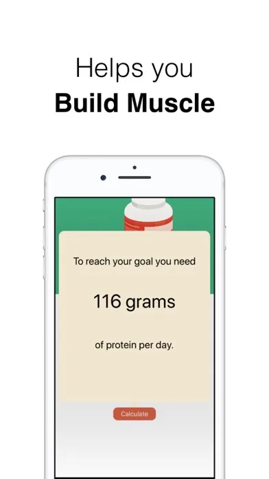 Tangkapan layar Protein Calculator Fitness App