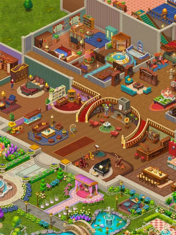 ภาพหน้าจอของ Candy Manor - Home Design iPad 