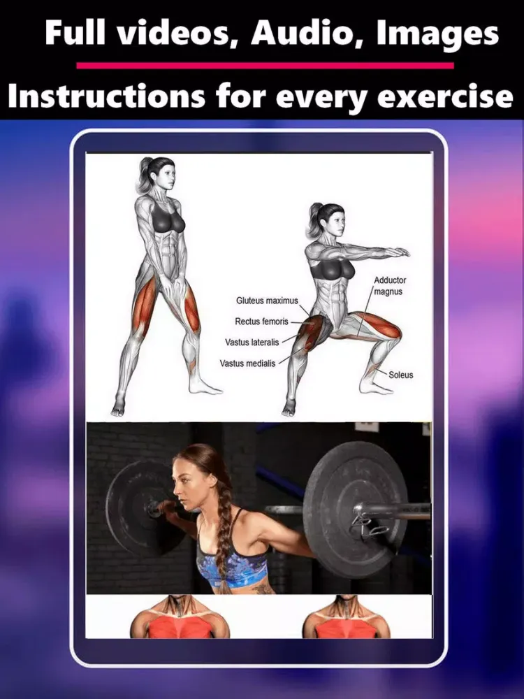 Capturas de pantalla de HomeFit - Workout Exercise iPad 