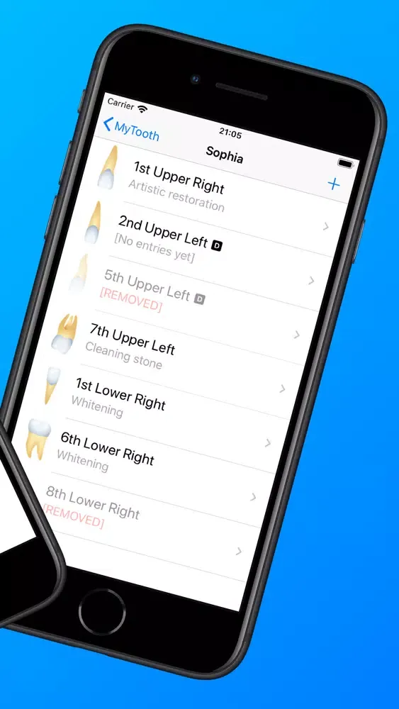 Tangkapan layar MyTooh - Your dental notebook
