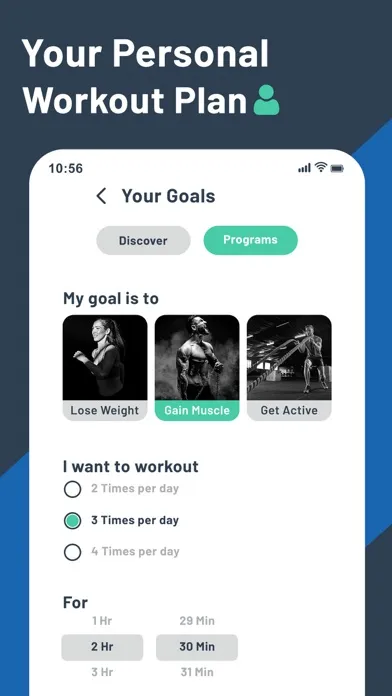 Capturas de pantalla de Rony: Muscles Fitness Training