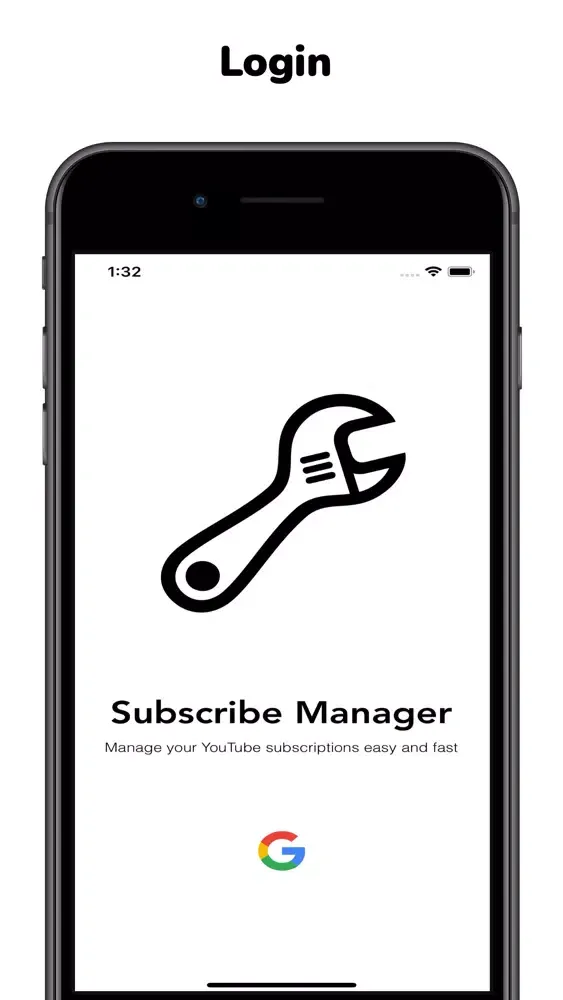 Tangkapan skrin YT Subscribe Manager