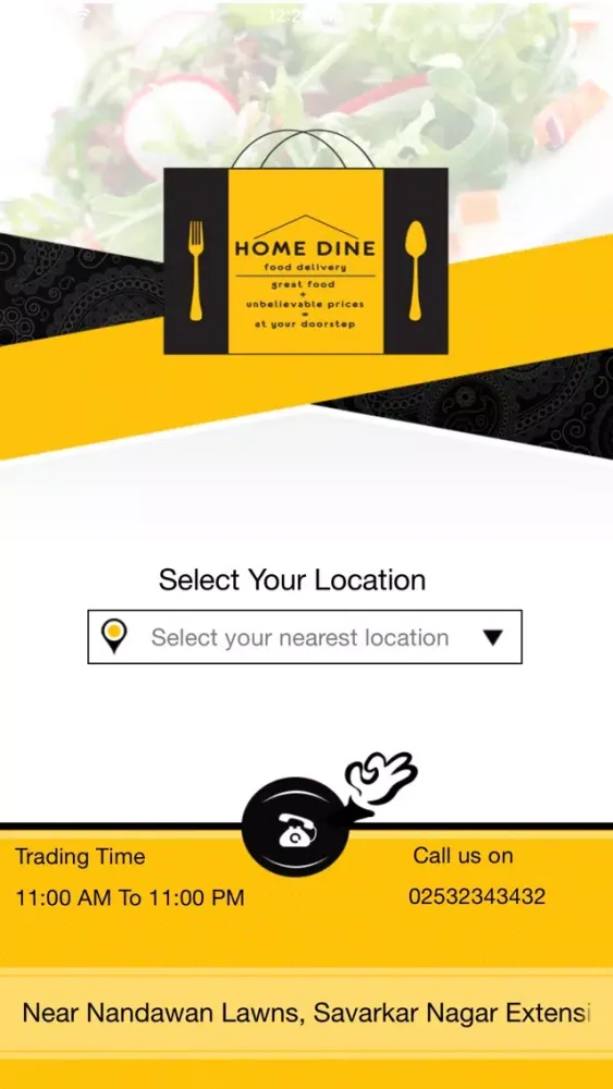 Zrzuty ekranu Home Dine Nasik