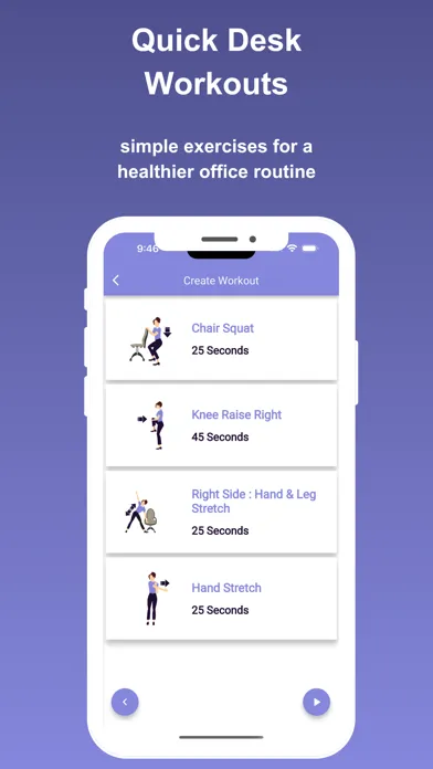 ภาพหน้าจอของ Office Workout & Wellness