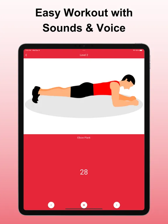 Tangkapan skrin PlankFit: Core Workout Pro iPad 