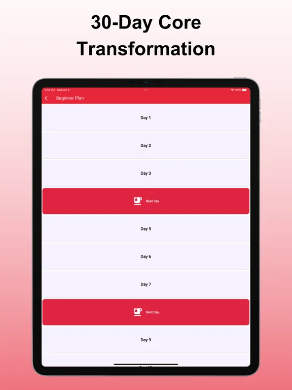 Tangkapan skrin PlankFit: Core Workout Pro iPad 