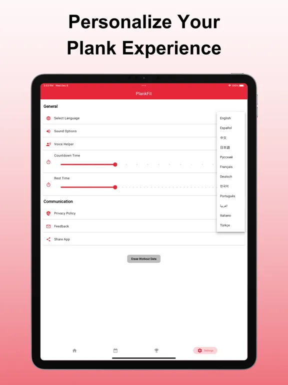 Tangkapan skrin PlankFit: Core Workout Pro iPad 