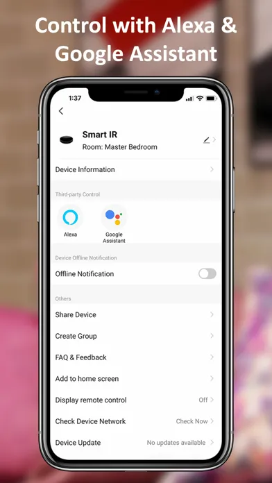 Zrzuty ekranu HomeMate Smart