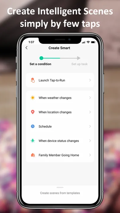 Zrzuty ekranu HomeMate Smart