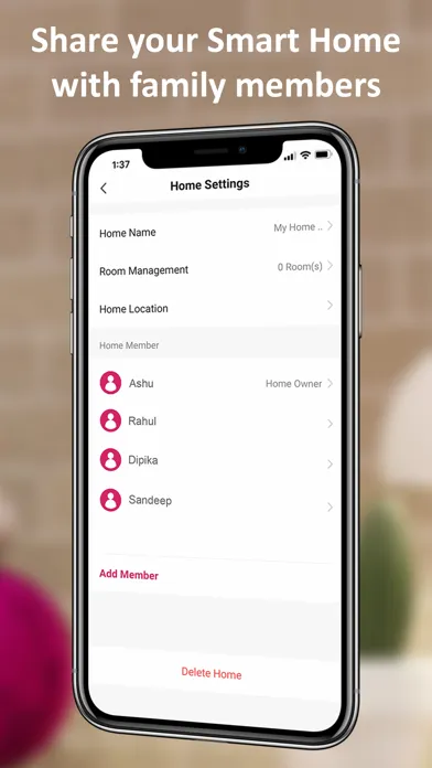Zrzuty ekranu HomeMate Smart