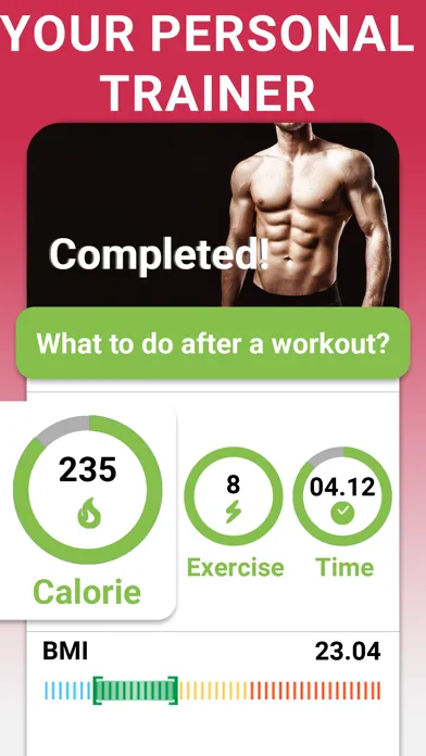 Ảnh chụp màn hình của No Equipment Home Workout
