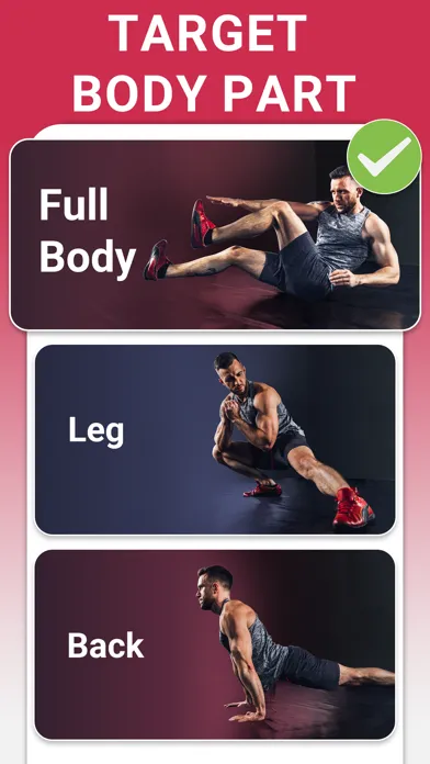 Ảnh chụp màn hình của No Equipment Home Workout