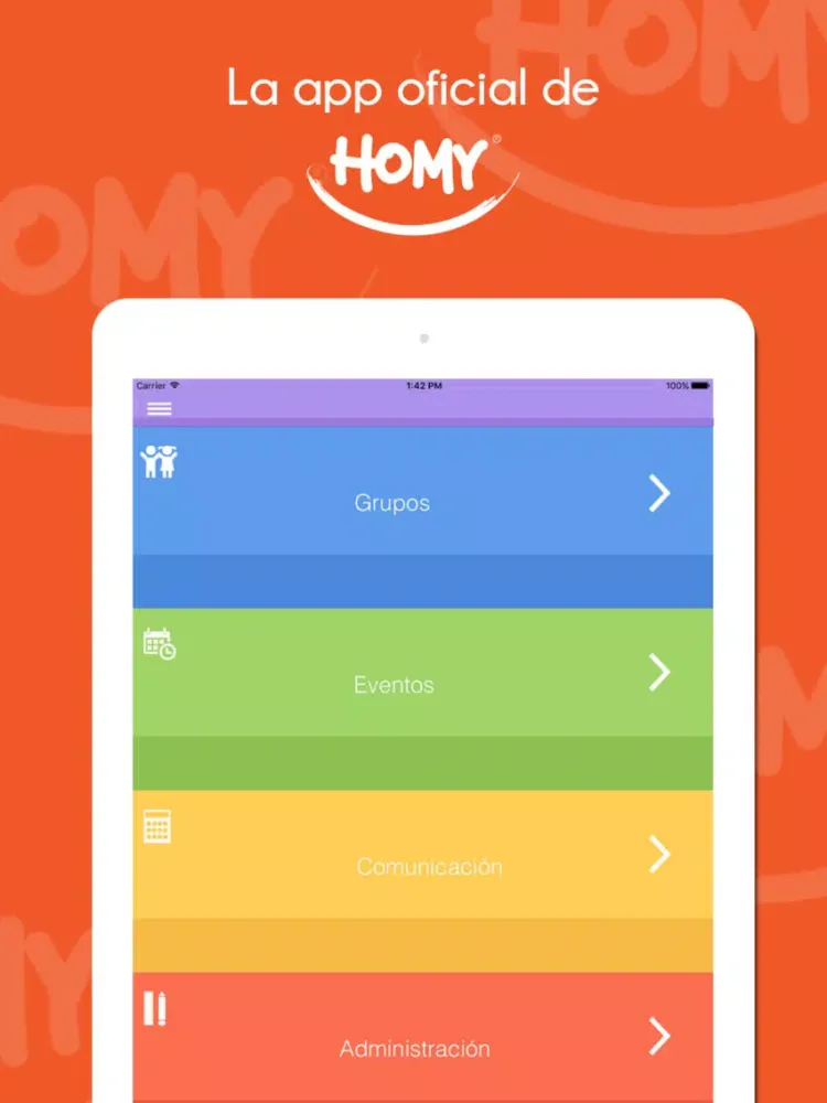 Capturas de pantalla de Homy iPad 