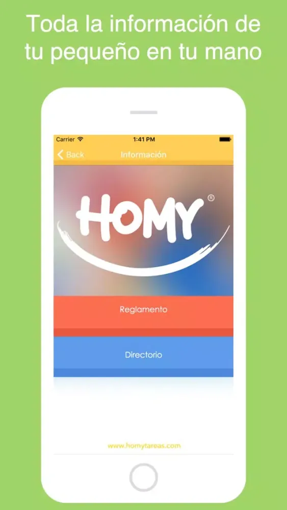 Capturas de pantalla de Homy