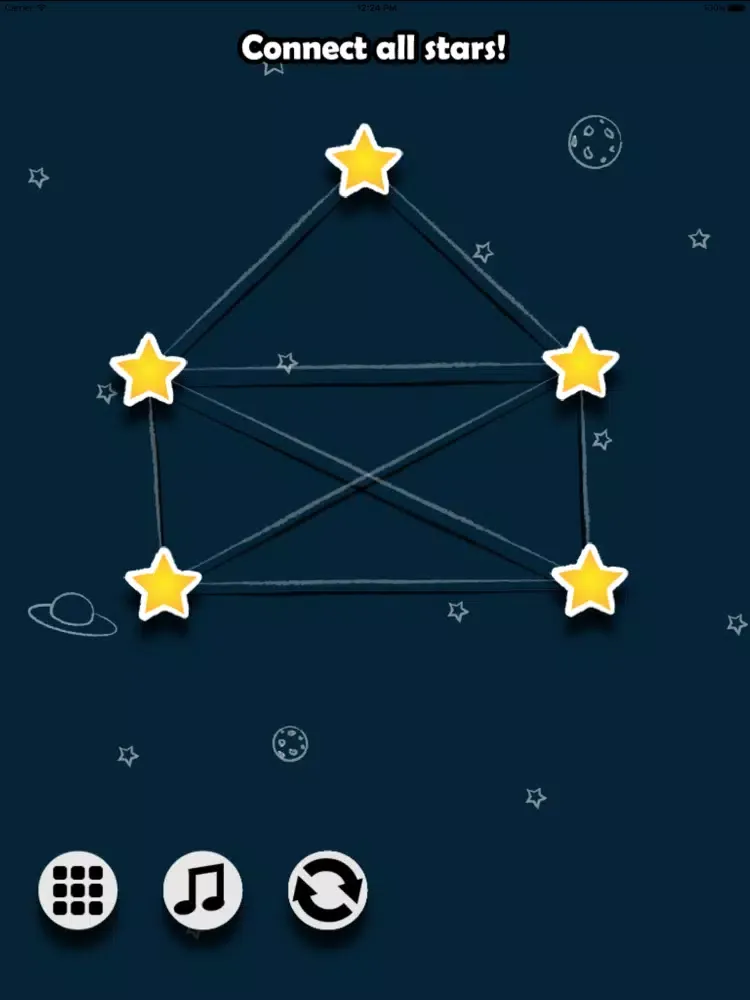 Captures d'écran de 星星一笔画 iPad 