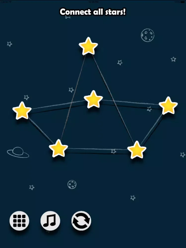 Captures d'écran de 星星一笔画 iPad 
