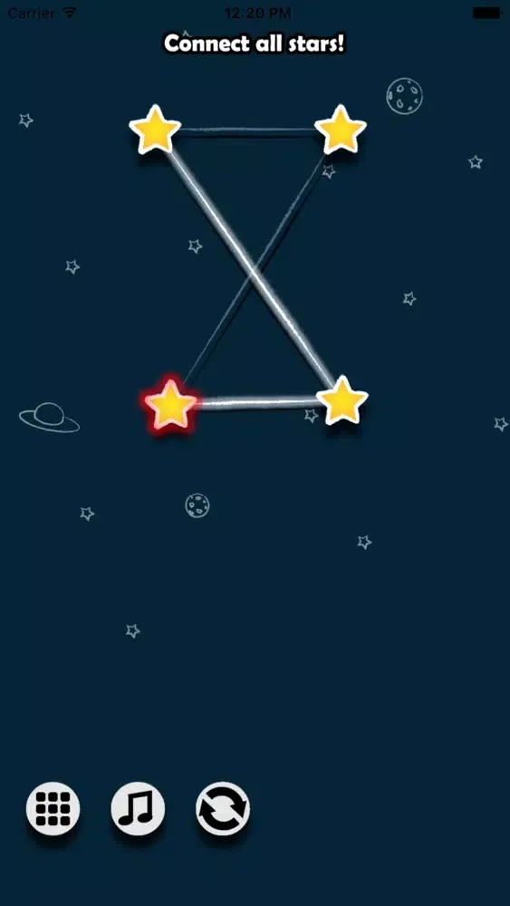Captures d'écran de 星星一笔画