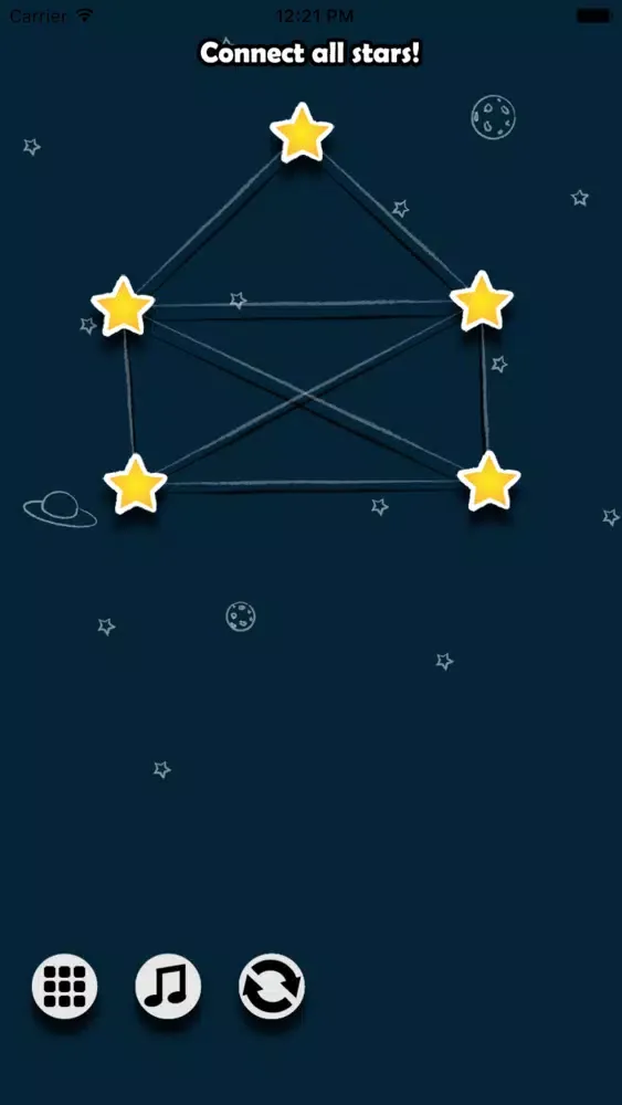 Captures d'écran de 星星一笔画