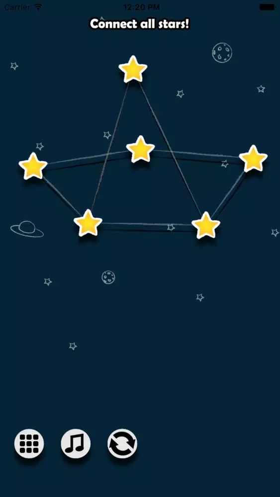 Captures d'écran de 星星一笔画