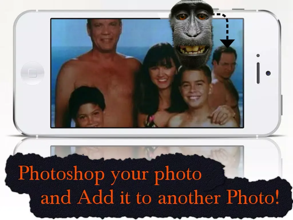 Cut and Paste - Copy part of one image and place it into another one of your photos iPad Screenshots