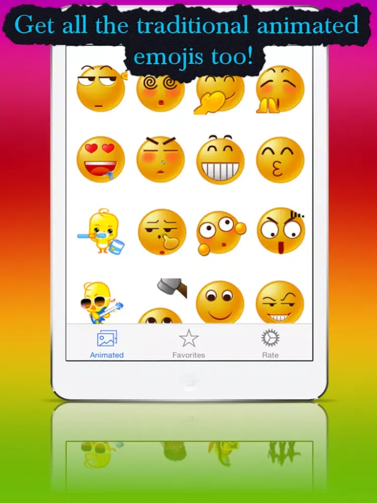 Real Animated Emojis iPad  Screenshots