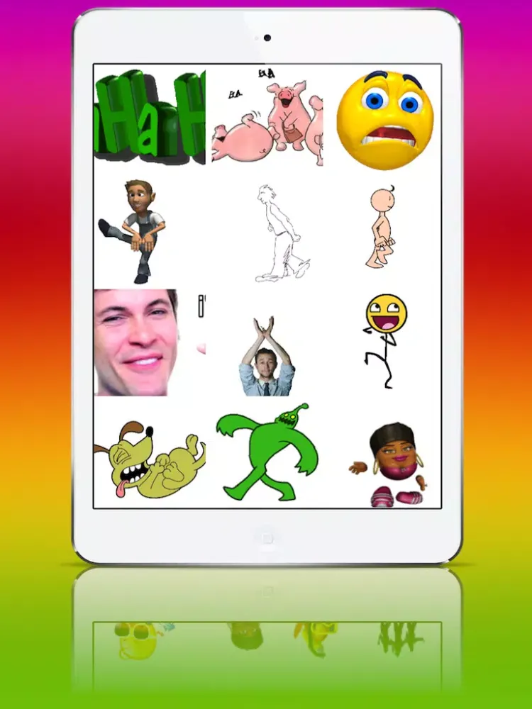 Real Animated Emojis iPad  Screenshots
