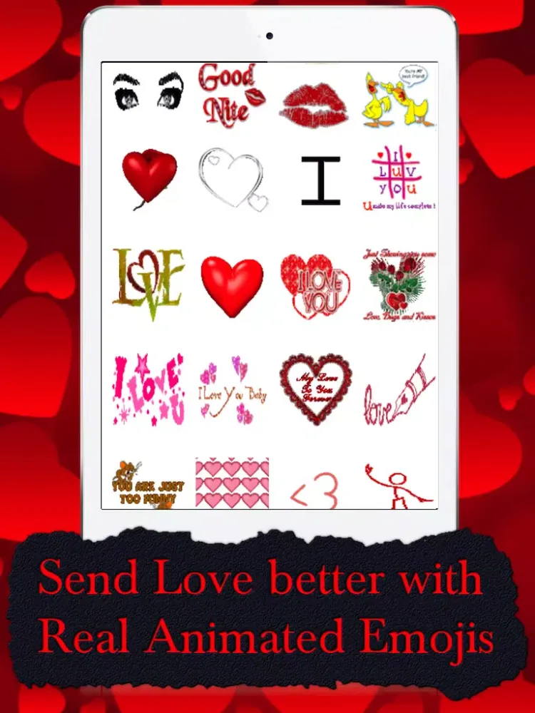 Real Animated Emojis iPad  Screenshots