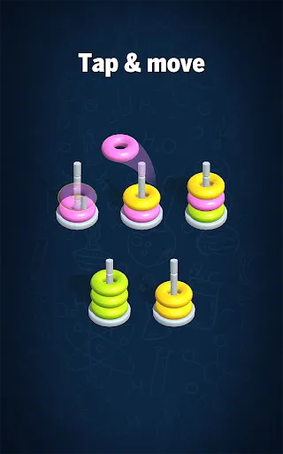 Hoop Sort Puzzle: Color Ring Screenshots