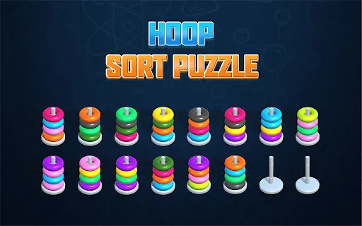 Hoop Sort Puzzle: Color Ring Screenshots