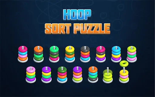 Hoop Sort Puzzle: Color Ring Screenshots
